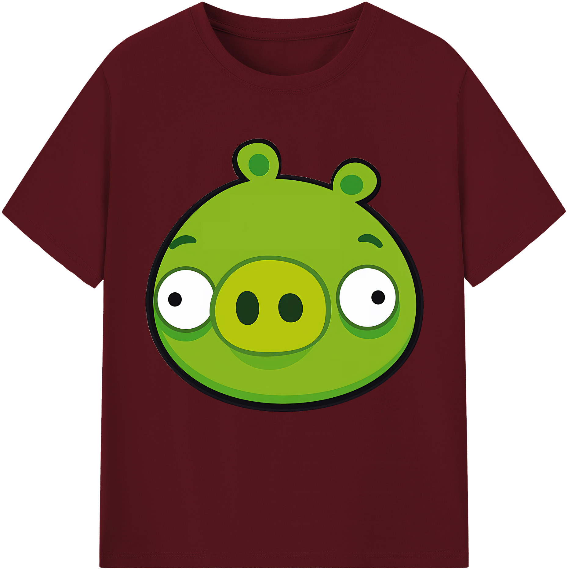 （画像用） Angry Birds アングリーバード 綿100％半袖Tシャツ（フロントプリント）